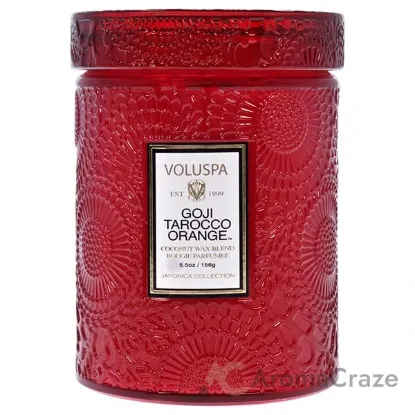 Picture of Japonica Collection Small - Goji Tarocco Orange by Voluspa for Unisex - 5.5 oz Candle