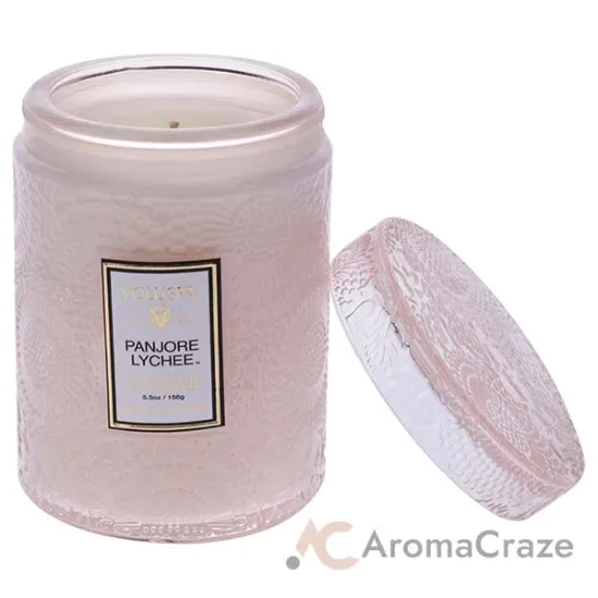 Picture of Japonica Collection Small - Ponjare Lychee by Voluspa for Unisex - 5.5 oz Candle