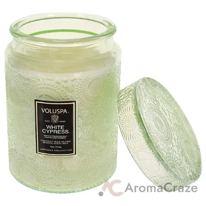 Picture of Japonica Collection Large - White Cypress - Large by Voluspa for Unisex - 18 oz Candle