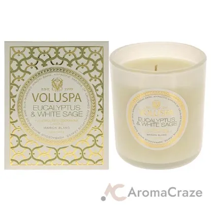Picture of Classic - Eucalyptus and White Sage by Voluspa for Unisex - 9.5 oz Candle
