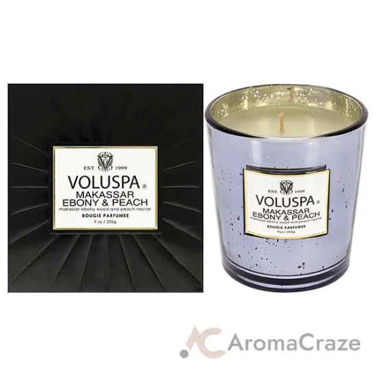 Picture of Candle Classic - Makassar Ebony and Peach by Voluspa for Unisex - 9 oz Candle