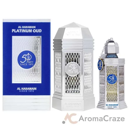 Picture of Platinum Oud by Al Haramain for Unisex - 3.4 oz EDP Spray
