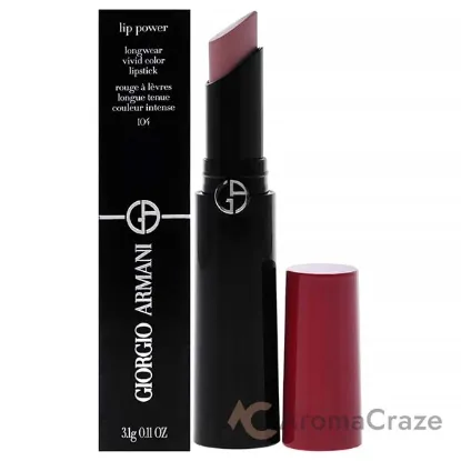Picture of Lip Power Longwear Vivid Color Lipstick - 104 Selfless Tempting by Giorgio Armani for Women - 0.11 oz Lipstick
