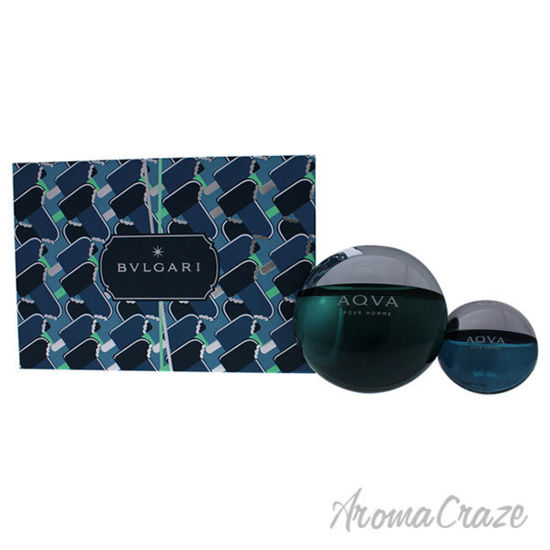 Bvlgari Aqva by Bvlgari for Men - 2 Pc Gift Set 3.4oz EDT Sp