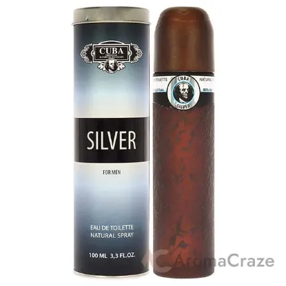 Picture of Cuba Silver by Cuba for Men - 3.3 oz EDT Spray