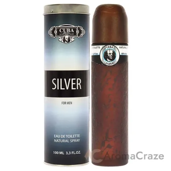 Picture of Cuba Silver by Cuba for Men - 3.3 oz EDT Spray