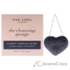 Picture of One Love Organics The Cleansing Sponge Bamboo Charcoal Heart by One Love Organics for Women - 1 Pc Sponge