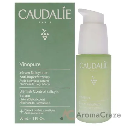 Picture of Vinopure Natural Salicylic Acid Pore Minimizing Serum by Caudalie for Unisex - 1 oz Serum (Tester)