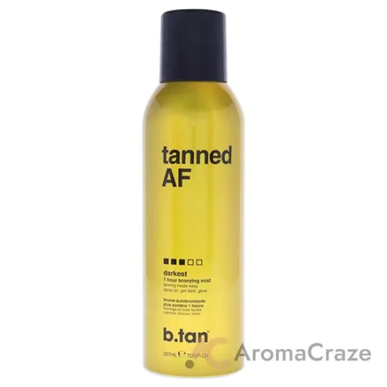 Picture of Tanned AF Darkest Self Tan Bronzing Mist by B.Tan for Unisex - 7 oz Bronzer