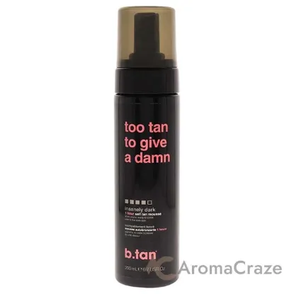 Picture of Too Tan To Give A Damn Self Tan Mousse by B.Tan for Unisex - 6.7 oz Mousse