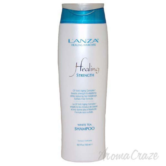 Healing Strength White Tea Shampoo by Lanza for Unisex - 10.