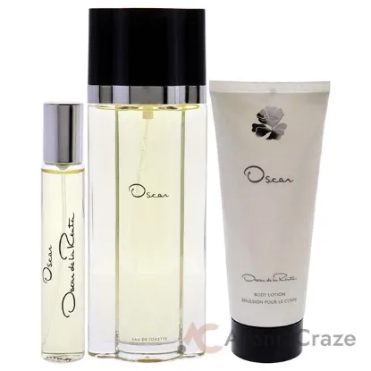 Picture of Oscar De La Renta by Oscar De La Renta for Women - 3 Pc Gift Set 3.4oz EDT Spray, 0.5oz EDT Spray, 3.4oz Body Lotion