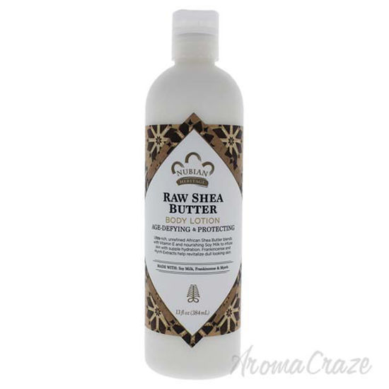 Raw Shea Butter Body Lotion by Nubian Heritage for Unisex - 