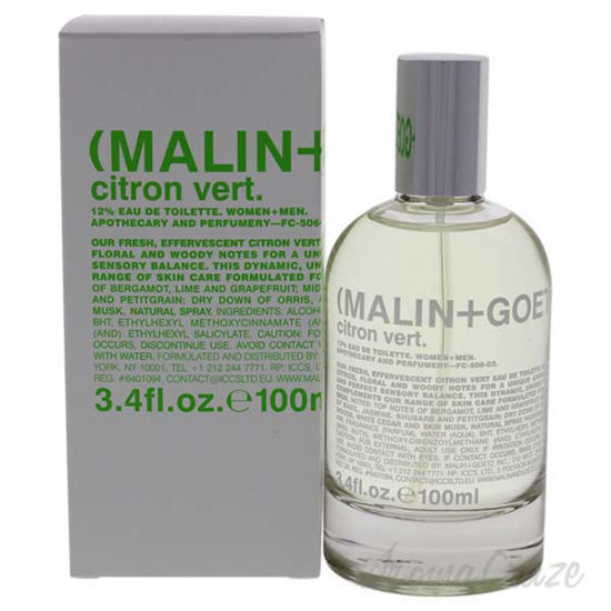 Citron Vert by Malin + Goetz for Unisex - 3.4 oz EDT Spray