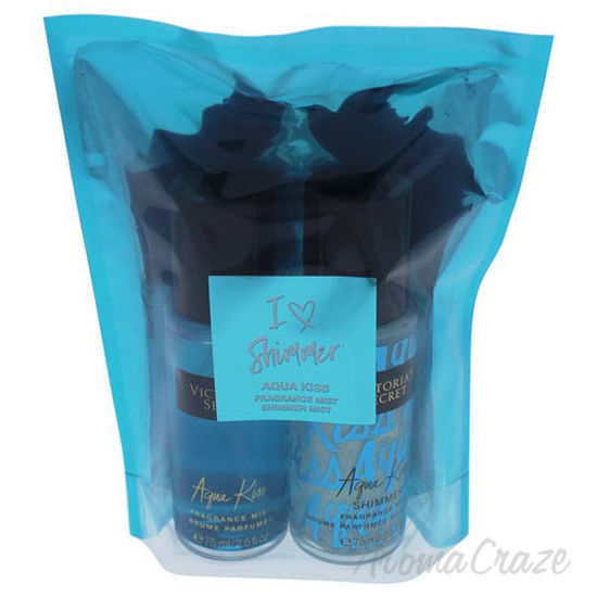 Aqua Kiss Set by Victorias Secret for Women - 2 Pc 2.5oz Aqu