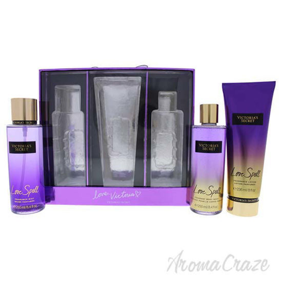 Love Spell Set by Victorias Secret for Women - 3 Pc 8.4oz Fr