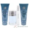 Picture of Invincible by New Brand for Men - 4 Pc Gift Set 3.3oz EDT Spray, 0.5oz EDT Spray, 4.3oz After Shave, 4.3oz Shower Gel