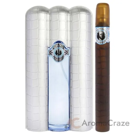 Picture of Cuba Prestige Platinum by Cuba for Men - 2 Pc Gift Set 3oz EDT Spray, 1.17oz EDT Spray