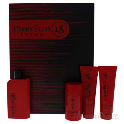 Perry Ellis 18 Fuego by Perry Ellis for Men - 4 Pc Gift Set 