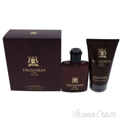 Uomo The Red by Trussardi for Men - 2 Pc Gift Set 1.7oz EDT 