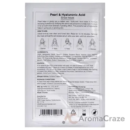 Picture of Skin Secrets Sheet Mask - Pearl and Hyaluronic Acid by Nykaa Naturals for Women - 1 Pc Mask