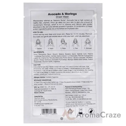 Picture of Skin Secrets Sheet Mask - Avocado and Moringa by Nykaa Naturals for Women - 1 Pc Mask