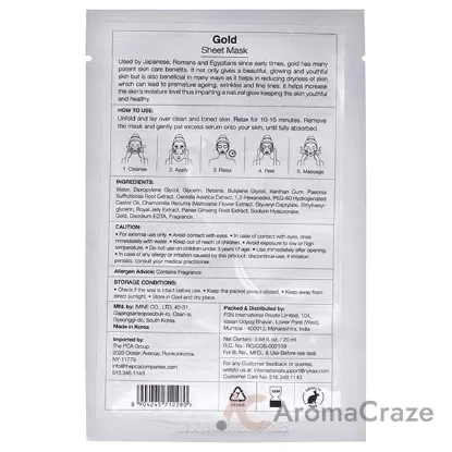 Picture of Skin Secrets Sheet Mask - Gold by Nykaa Naturals for Women - 1 Pc Mask