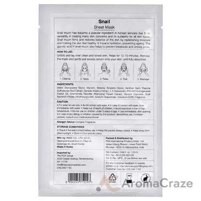 Picture of Skin Secrets Sheet Mask - Snail by Nykaa Naturals for Women - 1 Pc Mask