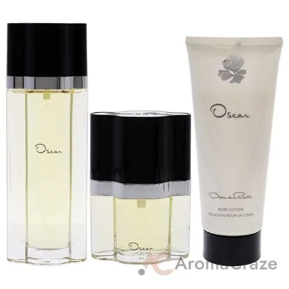 Picture of Oscar De La Renta by Oscar De La Renta for Women - 3 Pc Gift Set 3.4oz EDT Spray, 1oz EDT Spray, 3.4oz Body Lotion