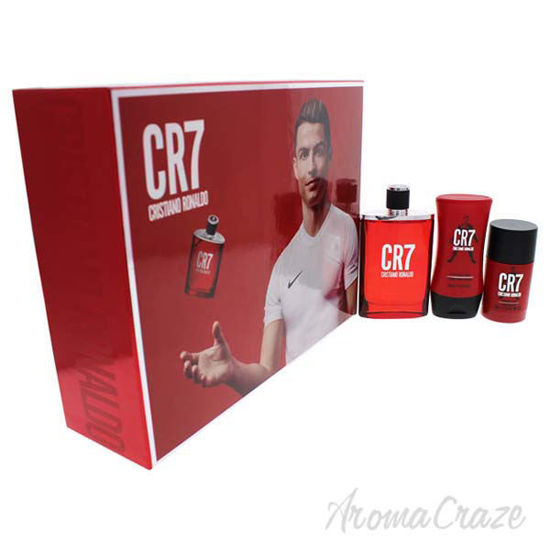 CR7 by Cristiano Ronaldo for Men - 3 Pc Gift Set 3.4oz EDT S