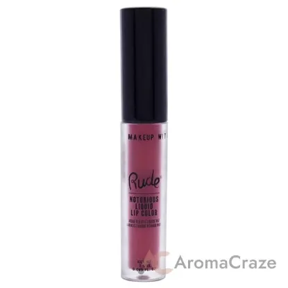 Picture of Notorious Liquid Lip Color - Wicked Thoughts by Rude Cosmetics for Women - 0.1 oz Lipstick