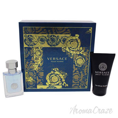 Versace Pour Homme by Versace for Men - 2 Pc Gift Set 1oz ED