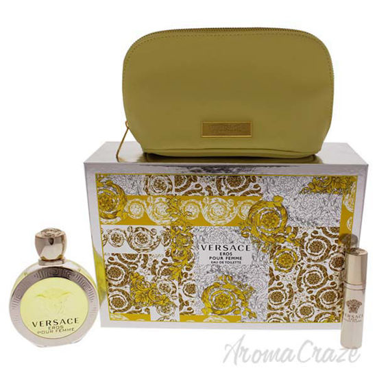 Versace Eros Pour Femme by Versace for Women - 3 Pc Gift Set