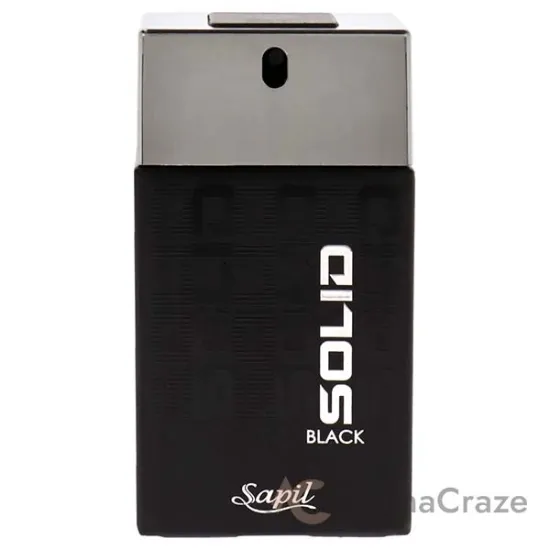 Picture of Solid Black by Sapil for Men - 3.4 oz EDT Spray