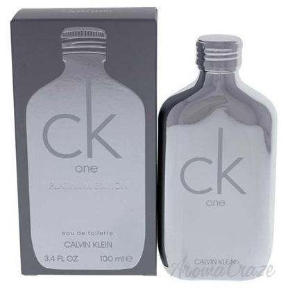 CK One Platinum by Calvin Klein for Unisex - 3.4 oz EDT Spra