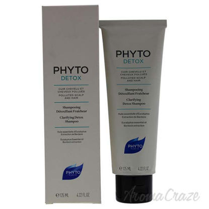 Detox Clarifying Shampoo by Phyto for Unisex - 4.22 oz Shamp