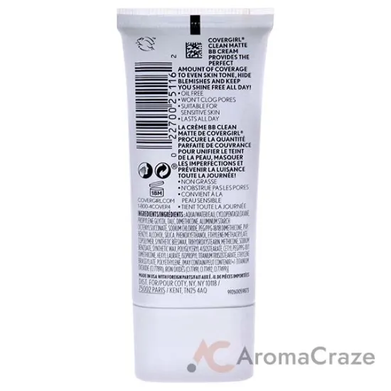 Picture of Clean Matte BB Cream For Oily Skin - 560 Deep by CoverGirl for Women - 1 oz Makeup