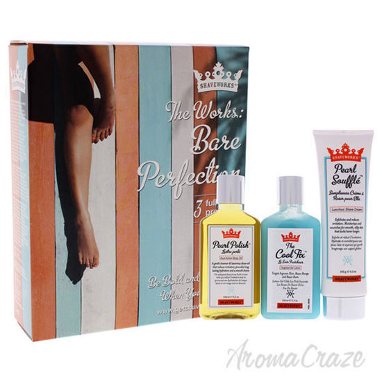 The Works Bare Perfection Kit by Shaveworks for Unisex - 3 P