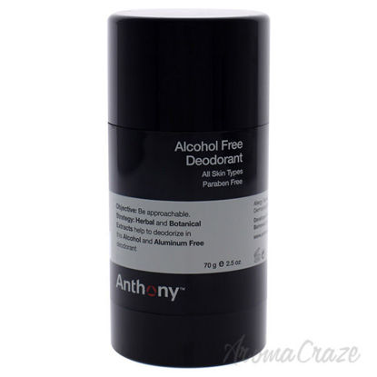 Alcohol Free Deodorant Stick by Anthony for Unisex - 2.5 oz 