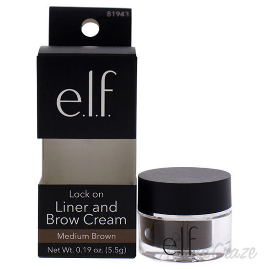 Lock On Liner and Brow Cream - Medium Brown by e.l.f. for Wo