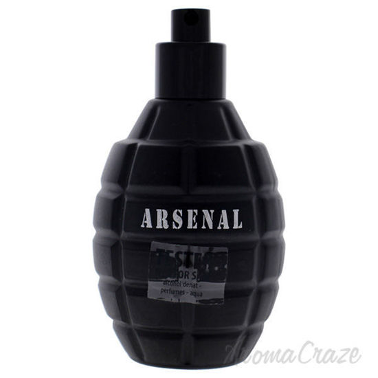 Arsenal Black by Gilles Cantuel for Men - 3.4 oz EDP Spray (