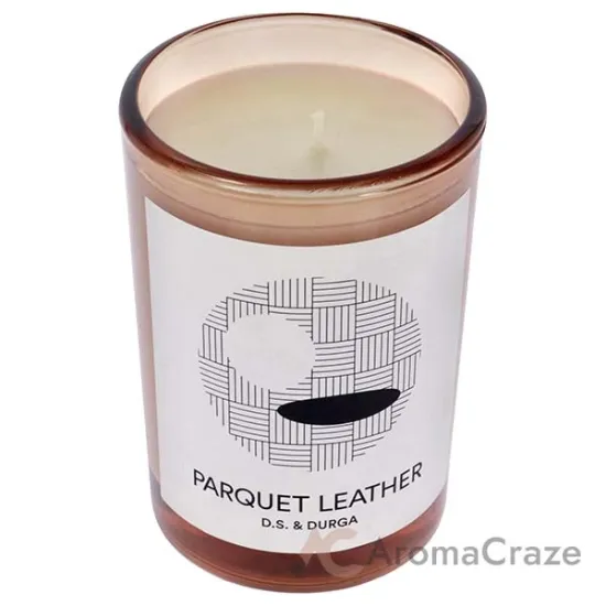 Picture of Parquet Leather by DS & Durga for Unisex - 7 oz Candle