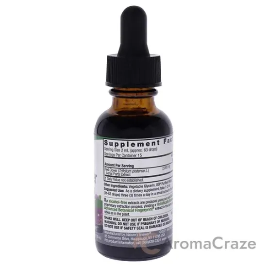 Picture of Red Clover Aerial Prats - 2000mg by Natures Answer for Women - 1 oz Dietary Supplement