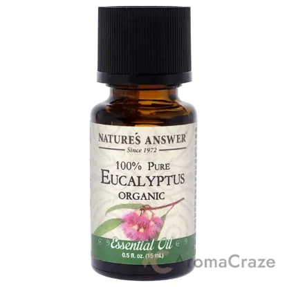 Picture of Essential Oil Organic - Eucalyptus by Natures Answer for Unisex - 0.5 oz Oil