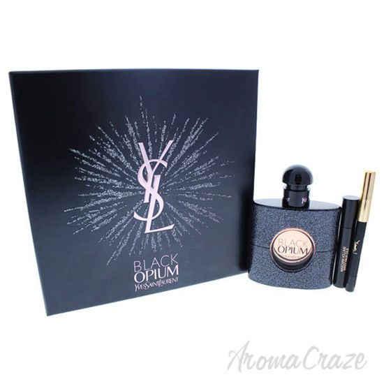 Black Opium by Yves Saint Laurent for Women - 3 Pc Gift Set 