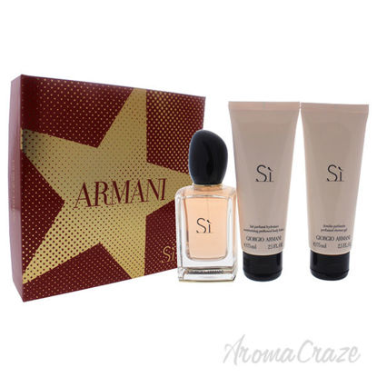 Giorgio Armani Si by Giorgio Armani for Women - 3 Pc Gift Se