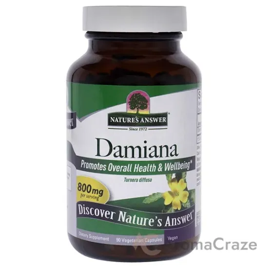 Picture of Damiana - 800mg by Natures Answer for Women - 90 Count Capsules
