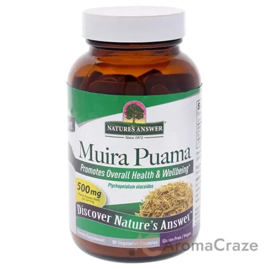 Picture of Muira-Pauma - 500mg by Natures Answer for Men - 90 Count Capsules