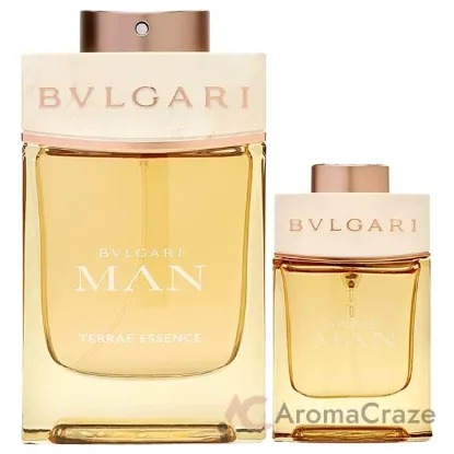 Picture of Bvlgari Man Terrae Essence by Bvlgari for Men - 2 Pc Gift Set 3.4oz EDP Spray, 0.5oz EDP Spray