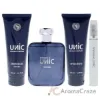 Picture of Unic by New Brand for Men - 4 Pc Gift Set 3.3oz EDT Spray, 0.5oz EDT Spray, 4.3oz Shower Gel, 4.3oz After Shave
